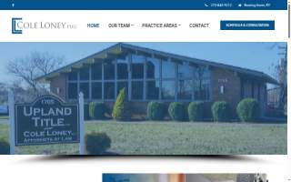 Cole Loney, PLLC website