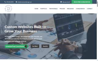 Deaton Web Design website