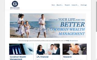 Goodman Wealth Management website