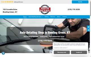 Greenwood Auto Detail website