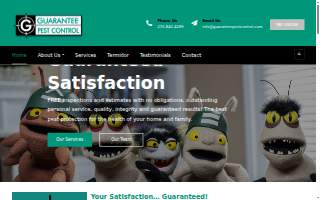 Guarantee Pest Control of Bowling Green Inc website