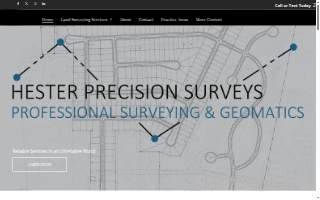 Hester Precision Surveys website
