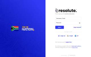 Resolute Technology website
