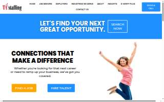 TA Staffing website