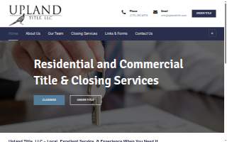 Upland Title website