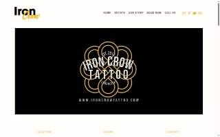 Iron Crow Tattoo Co. of Burlington website