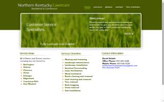 Northern Kentucky Lawncare website