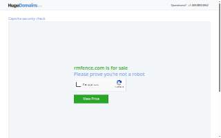R & M Fence website