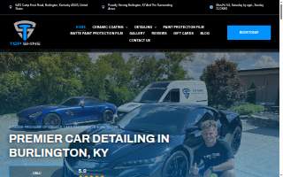 Top Shine Detailing of Burlington website
