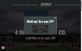 4 Hounds Gear & Grooming website