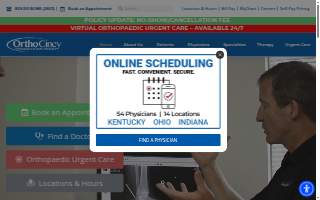 Adam V. Metzler, MD, OrthoCincy of Covington website