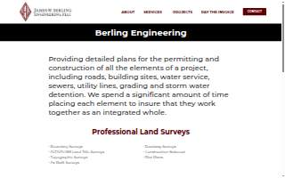 Berling Engineering website