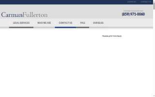 Carman Fullerton, PLLC website