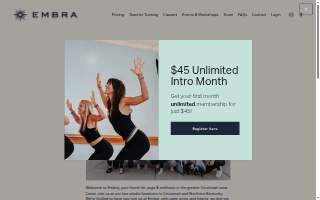 Embra Studio of Cincinnati website