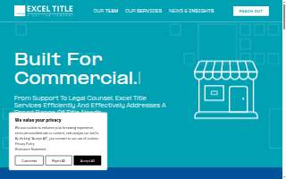 Excel Title Services website