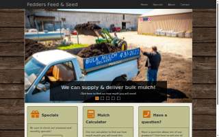 Fedders Feed And Seed website