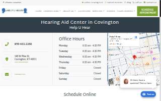 Help U Hear website