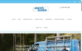 Jack's Glass website
