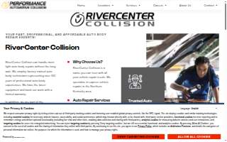 RiverCenter Collision website
