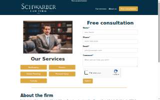 Schwarber Law Firm website