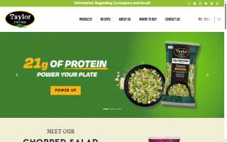 Taylor Farms website