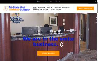 Tri-State Oral & Maxillofacial Surgery of Covington website