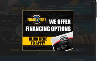 Harley's Family Tire & Service Center website