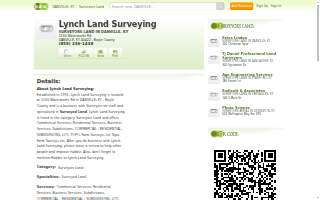 Lynch Land Surveying Inc website