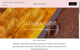 Salted Wellness website