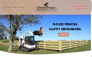 Zimmerman Fencing LLC of Danville website