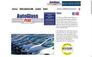 Auto Glass Plus website