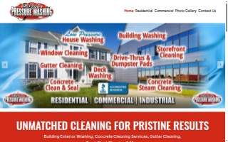 Baker's Pressure Washing website