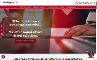 Caleb Bland Law, PLLC website