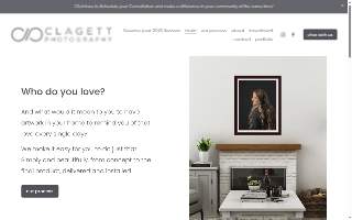 Clagett Photography website