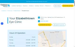 Clarkson Eyecare of Elizabethtown website