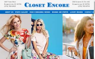 Closet Encore website