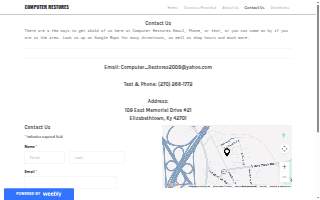 Computer Restores website