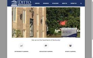 Ditto Wealth Management website