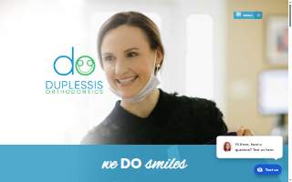 DuPlessis Orthodontics website