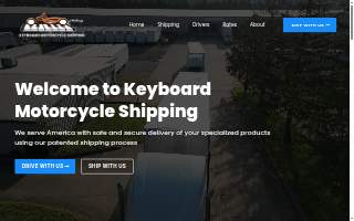 Keyboard Motorcycle Shipping website