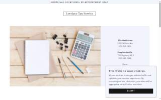 Lovelace Tax Service website