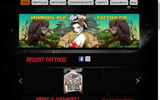 Modern Age Tattoo Co website