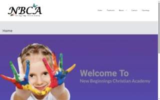 New Beginnings Christian Academy website