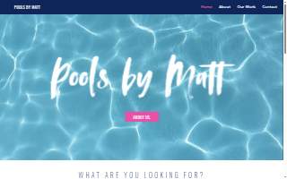 Pools by Matt website