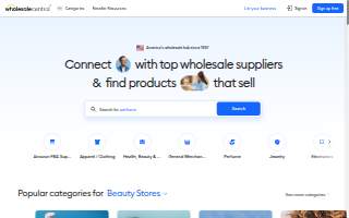 Wholesale Door Supply website