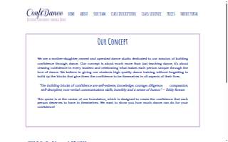 ConfiDance website