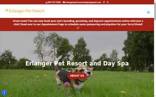 Erlanger Pet Resort & Day Spa website