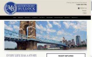 Middendorf-Bullock Funeral Home website