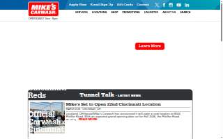 Mike's Carwash of Erlanger website