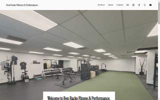 Ben Racke Fitness, LLC website